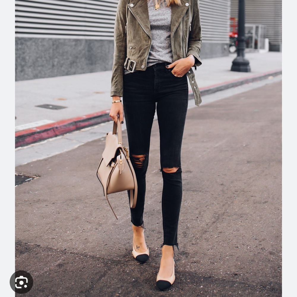 Blank NYC intro black ripped jeans